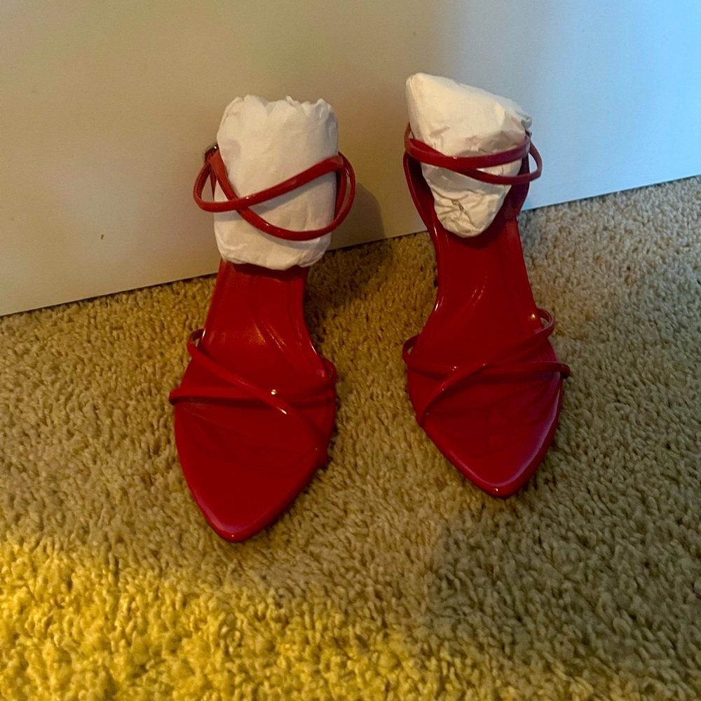 Zara Wedge Ankle Wrap Heels